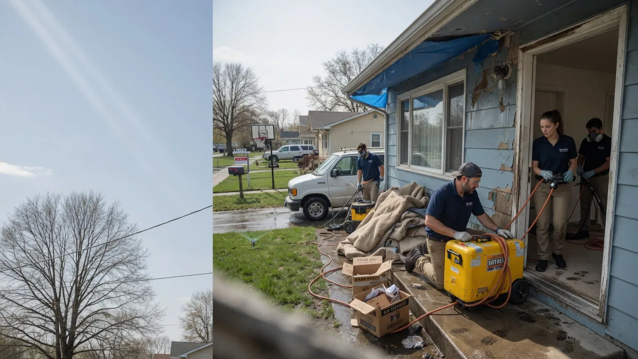 Basement Flood Cleanup in Hubertus, WI near me